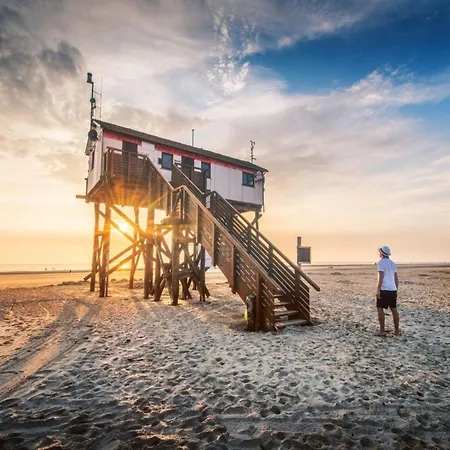 In St Peter-ording, Cleaning Included דירה Böhl
